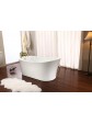 Freestanding bathtub, model RIVEN  in size 170x80x72 cm - 7